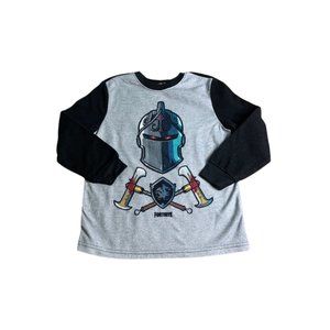Boys Fortnite Long Sleeve Pajama Top Size 8